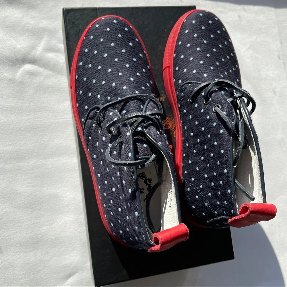 Del Toro, New, Polka Dot Sunbrella Alto Chukka